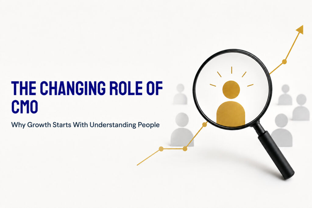 Chief marketing officer role evolving through customer understanding and business growth strategy