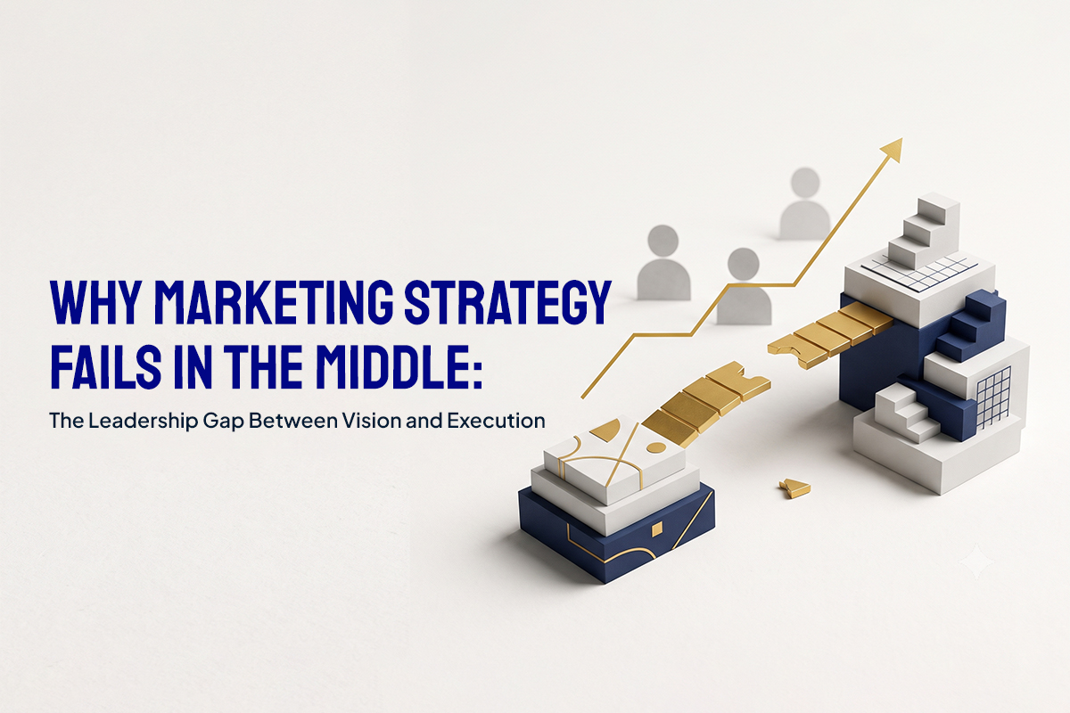 Marketing strategy execution gap between leadership vision and team implementation Copy alt text